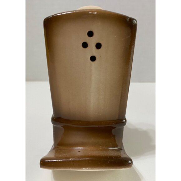 Vintage Ceramic Old Couple Salt & Pepper Shakers In Rocking Chairs - Picture 9 of 11